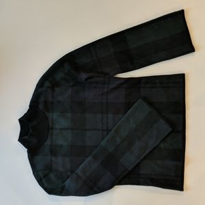 🎄Ann Taylor Blackwatch Plaid Bell Sleeve Sweater🎄